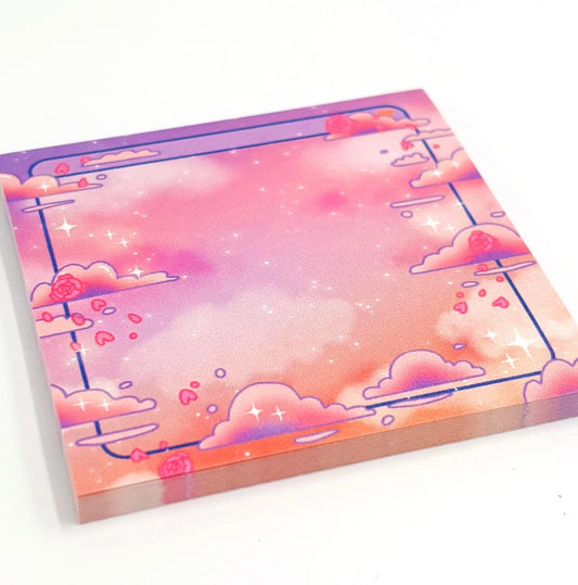 Rosy Sunrise Sticky Notes