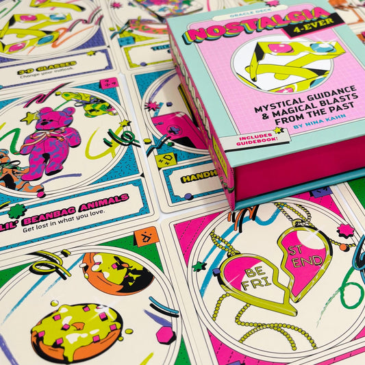 Magic Nostalgia 4-Ever Oracle Deck By Nina Kahn - Mystical Guidance & Magical Blasts From The Past