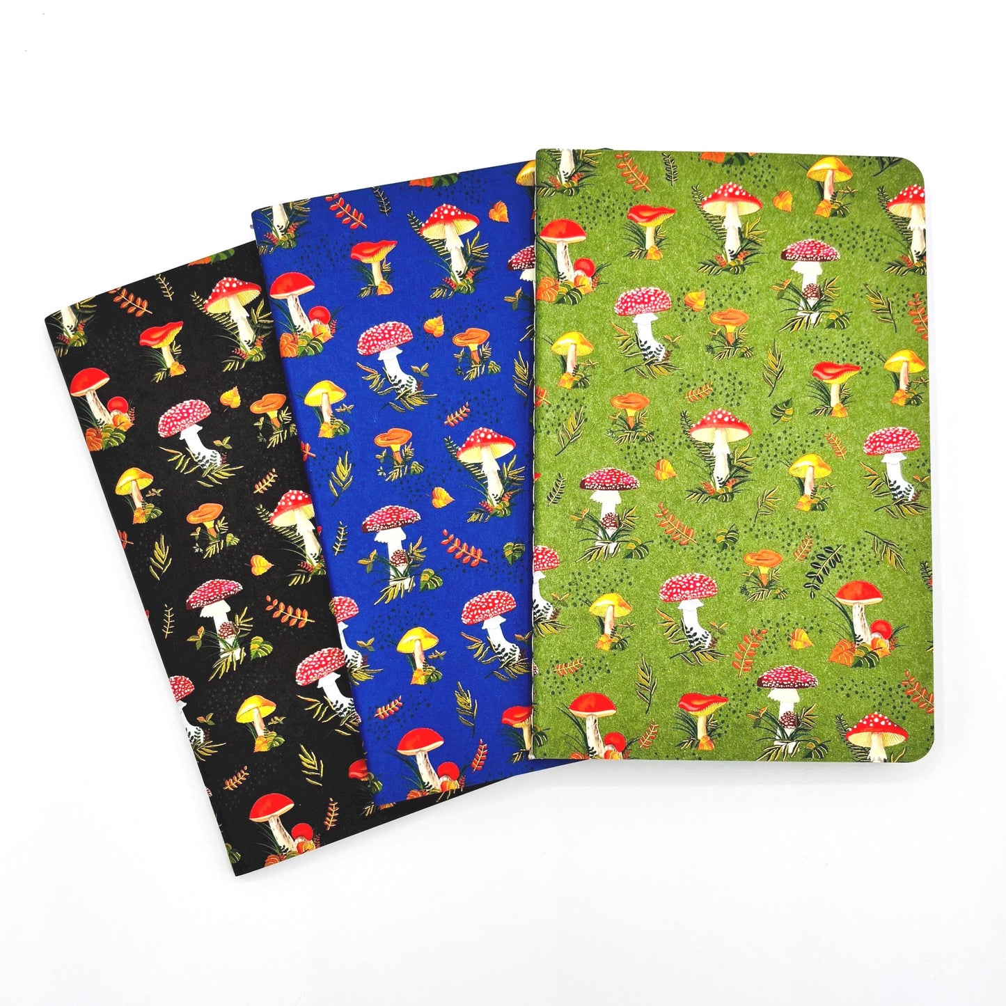 Mushrooms Mini Notebook 3pc Set