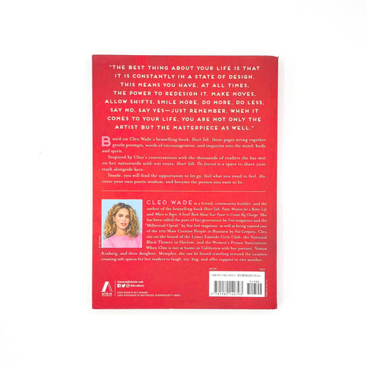 Heart Talk: The Journal - 52 Weeks of Self-Love, Self-Care and Self-Discovery by Cleo Wade