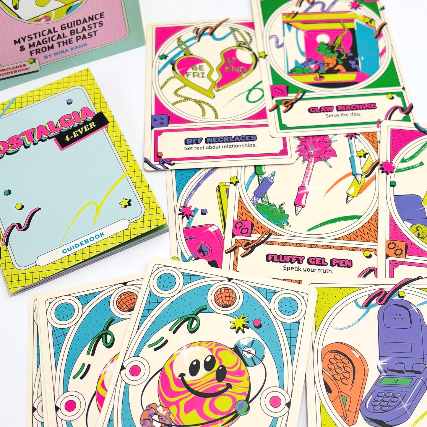 Magic Nostalgia 4-Ever Oracle Deck By Nina Kahn - Mystical Guidance & Magical Blasts From The Past