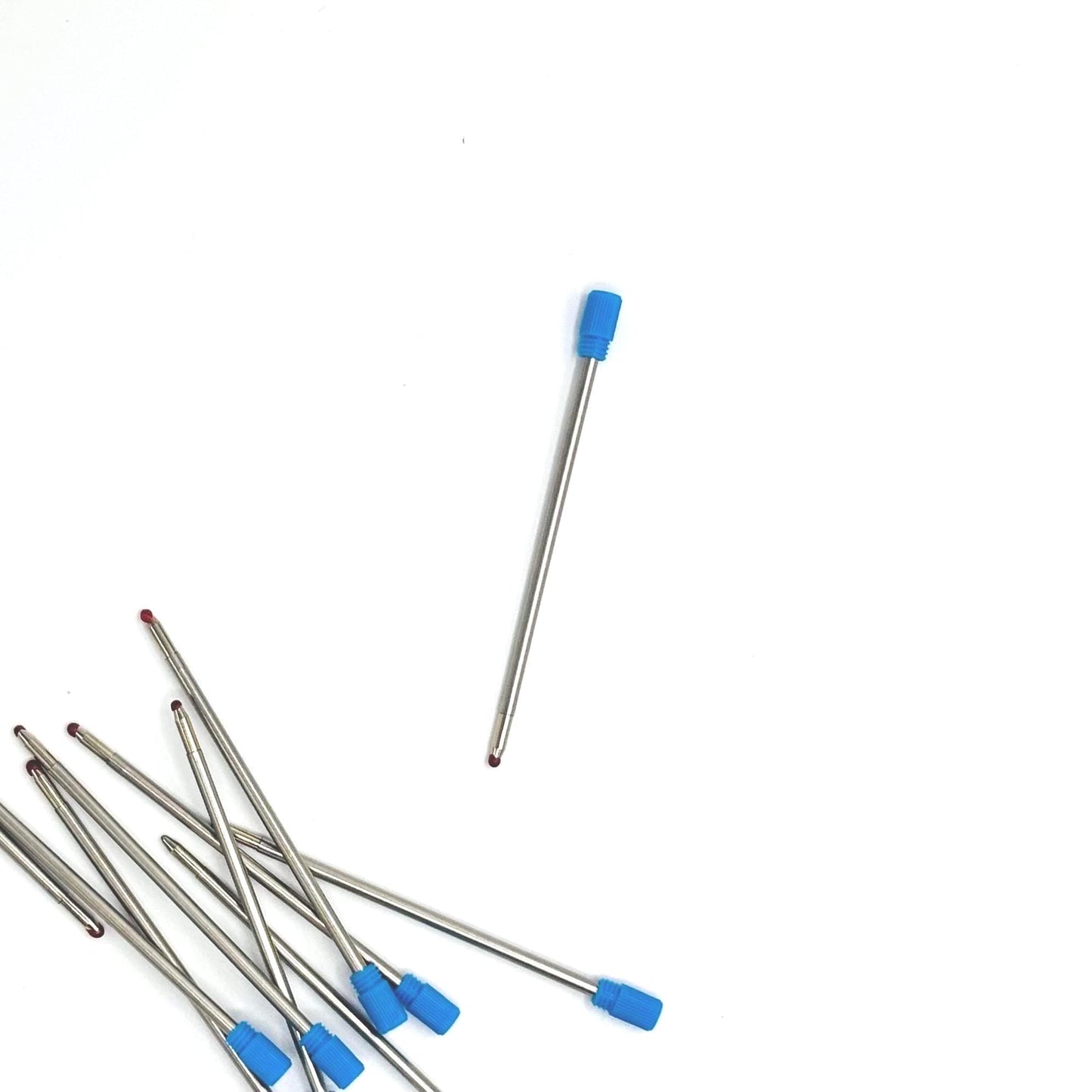 2.75” Ballpoint Pen Ink Refill - 2.75in 1mm Black or Blue Ink Metal D1 Replaceable Refills