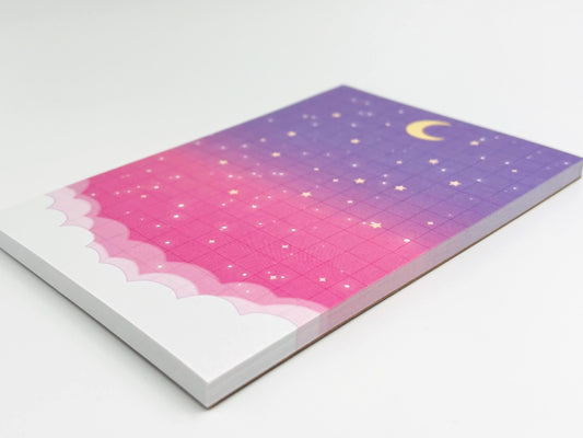 Starry Clouds Notepad