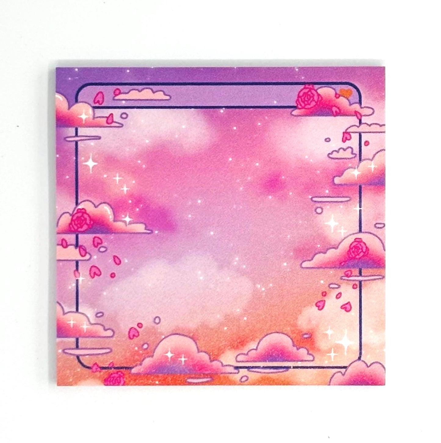 Rosy Sunrise Sticky Notes
