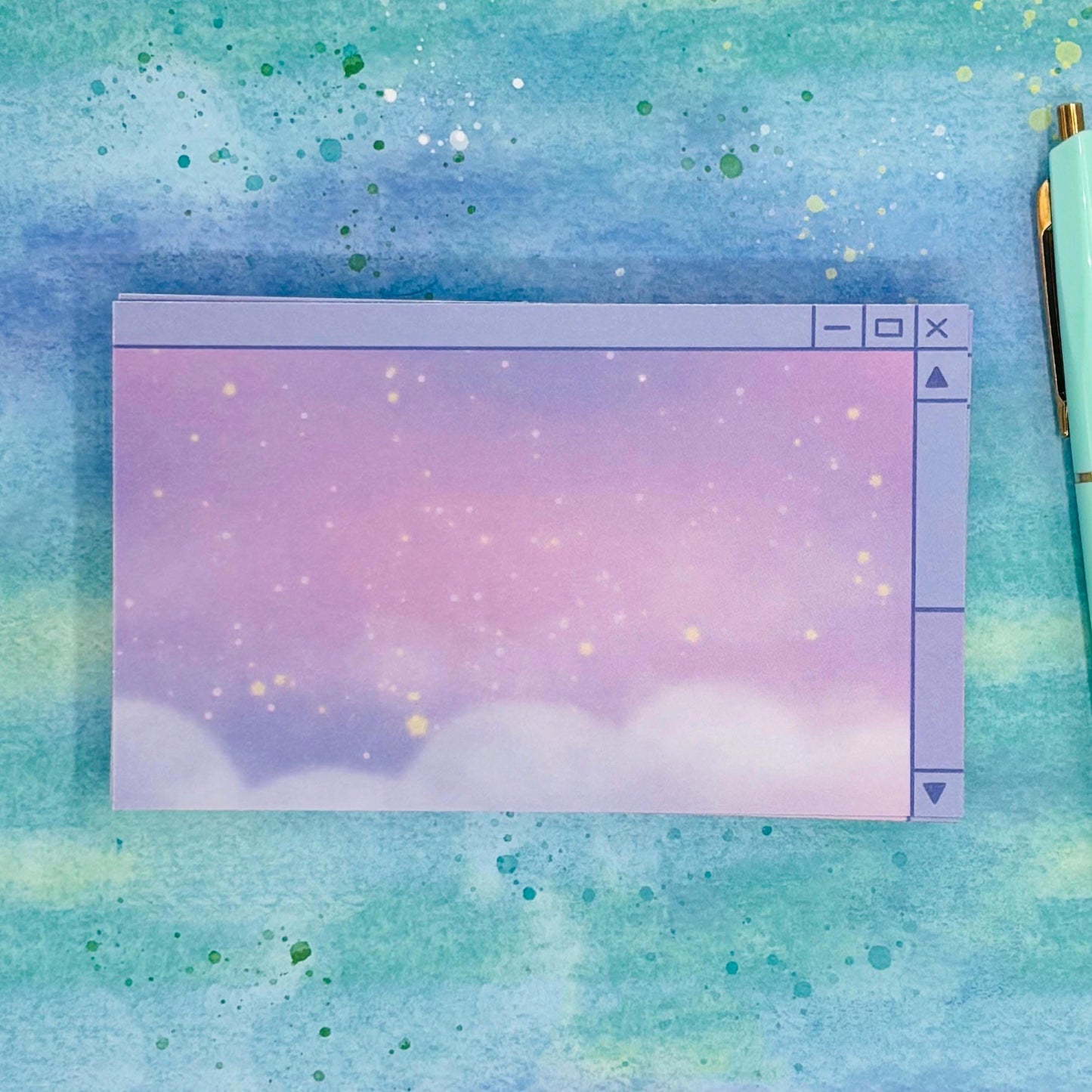 Thoughts.exe Index Cards, 50pc Lined/Blank Note Cards