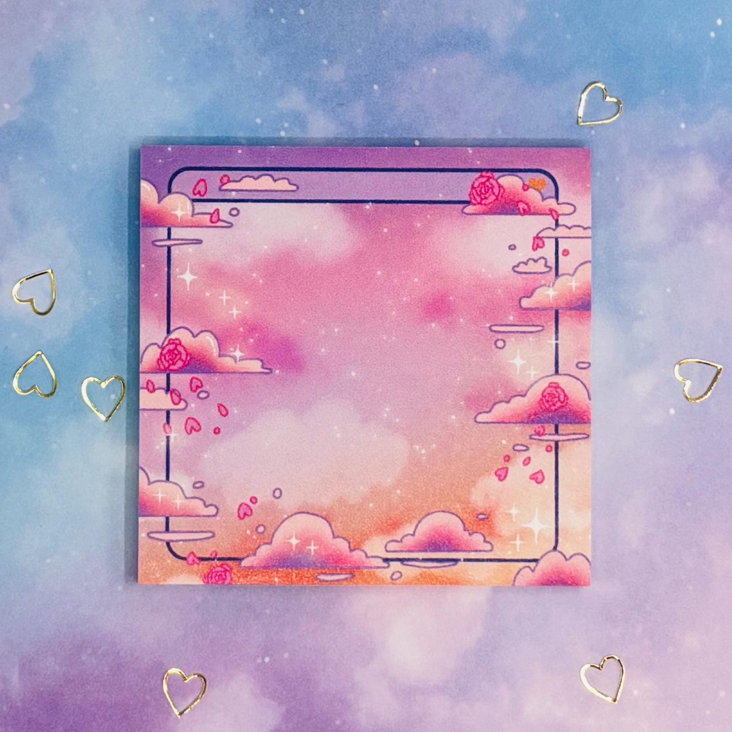 Rosy Sunrise Sticky Notes