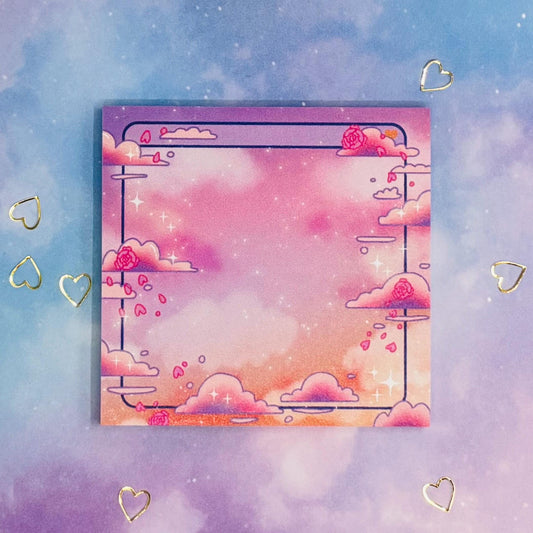 Rosy Sunrise Sticky Notes