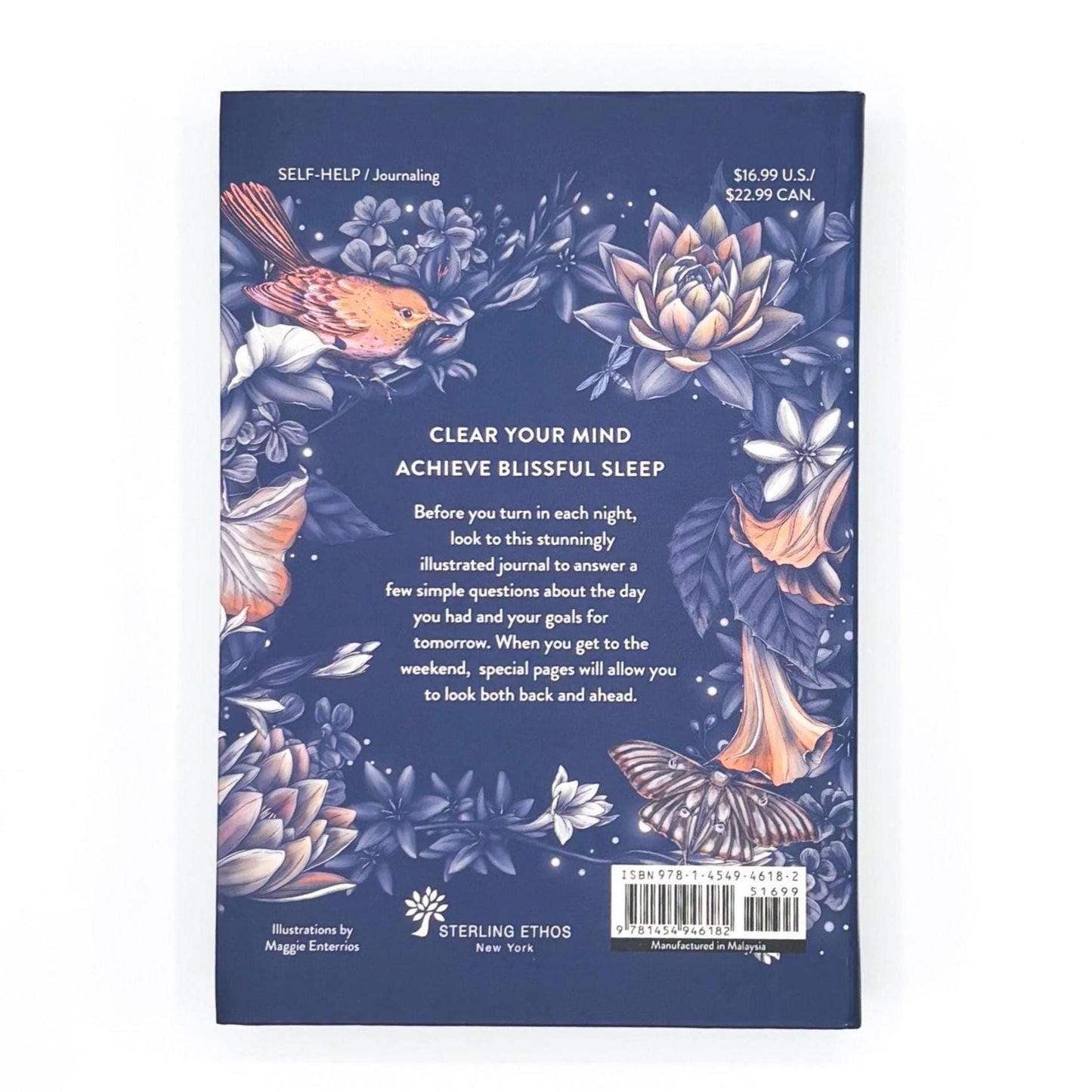 The Bedtime Journal - Two Minutes Each Night for Restful Sleep By Leahanne Thomas
