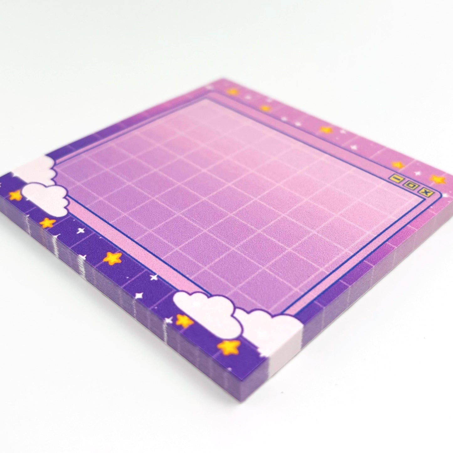 Moonlit Grid Sticky Notes