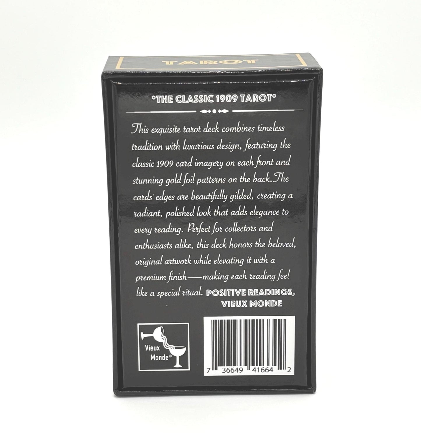 Gilded Gold Foil Tarot Deck: Classic Ryder-Waite Design