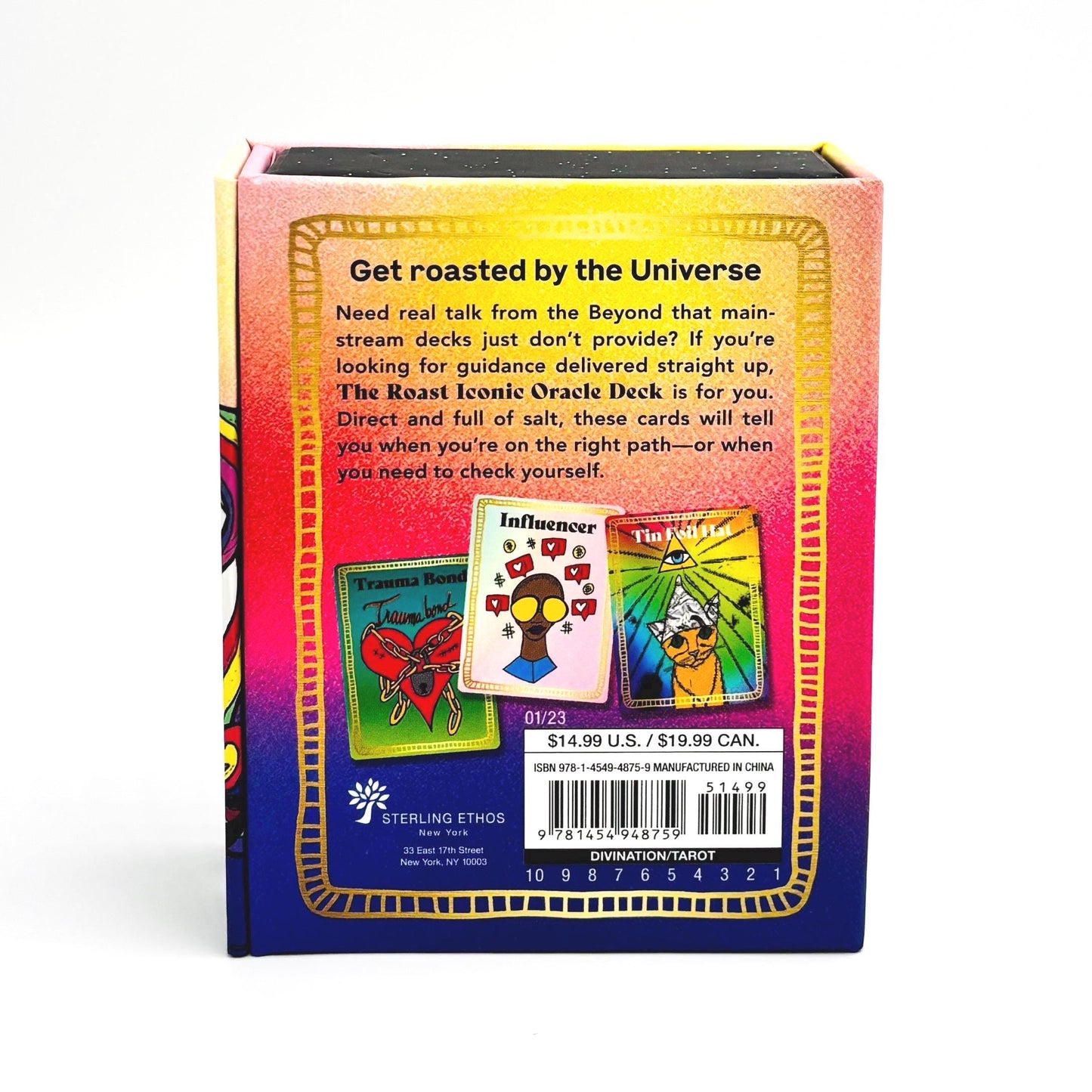The Roast Iconic Oracle Deck, 30 Cards for Getting Wrecked by the Universe