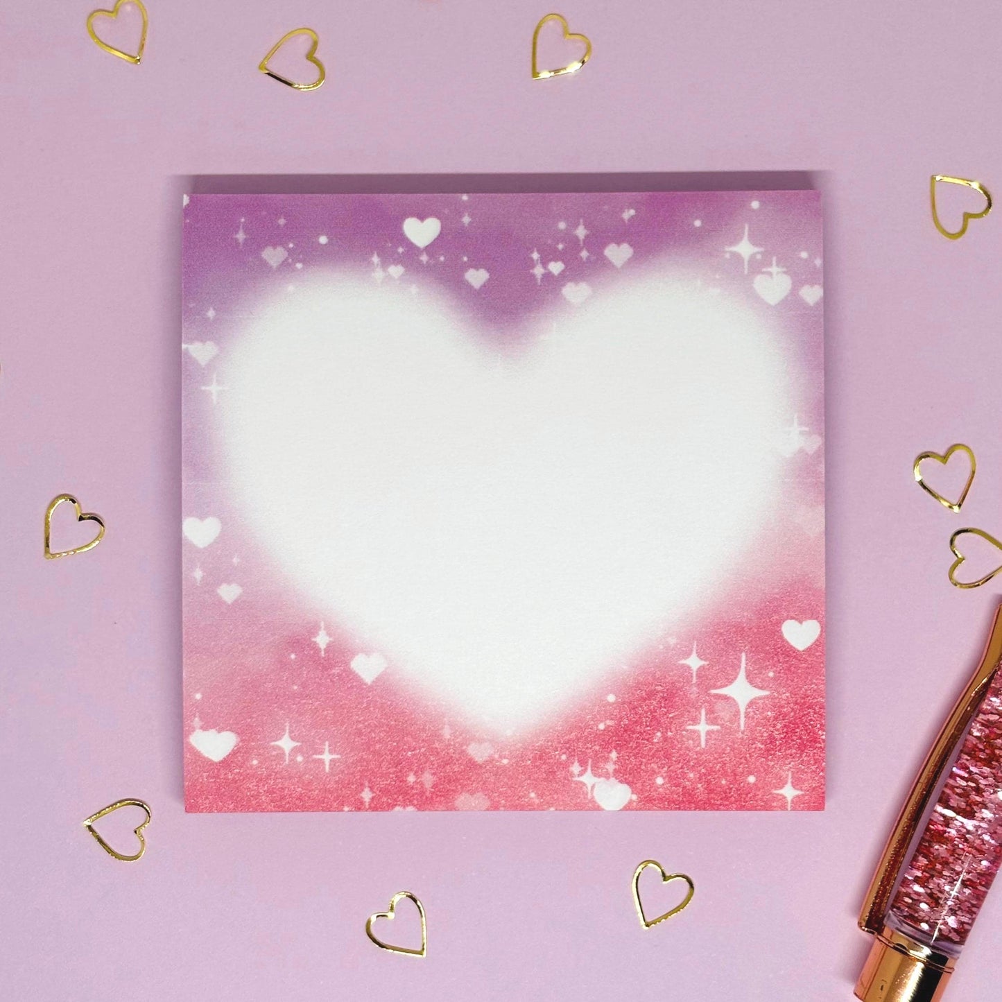 Heart Bubble Sticky Notes