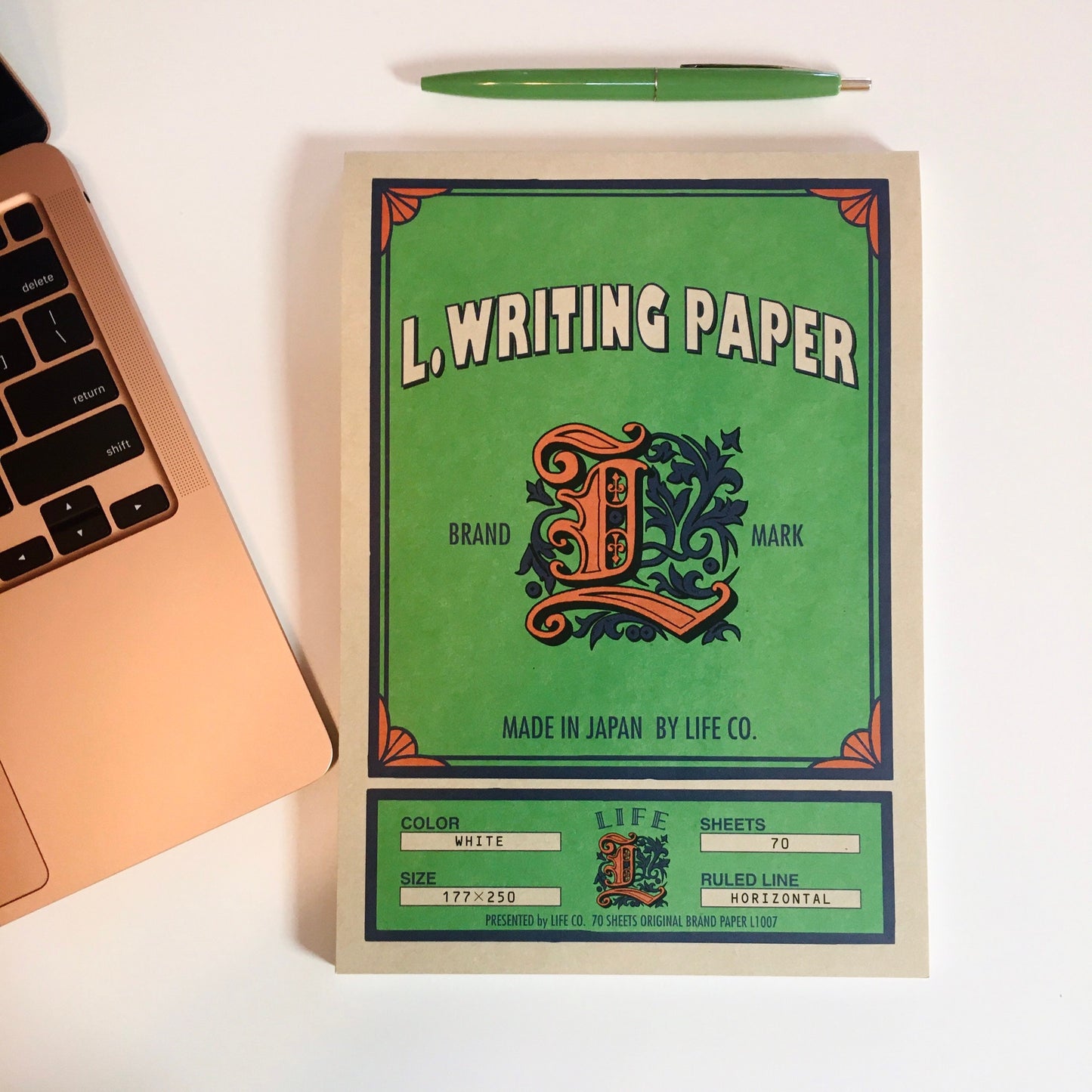 LIFE Co. Writing Paper Pad - B5, 7x10"