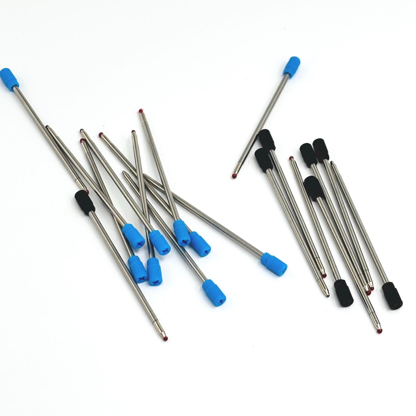 2.75” Ballpoint Pen Ink Refill - 2.75in 1mm Black or Blue Ink Metal D1 Replaceable Refills