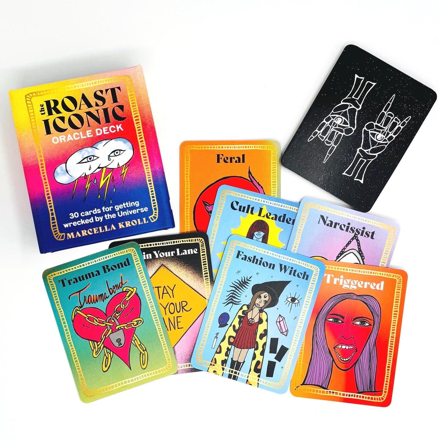 The Roast Iconic Oracle Deck, 30 Cards for Getting Wrecked by the Universe