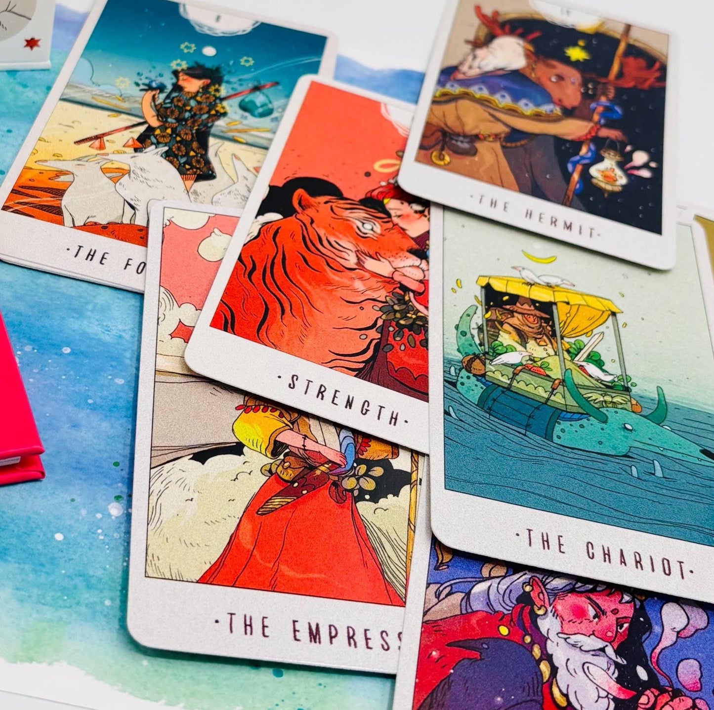 White Numen: A Sacred Animal Tarot Deck Inspired By Ancient Rituals and Animal Spirits by Alba Ballesta González