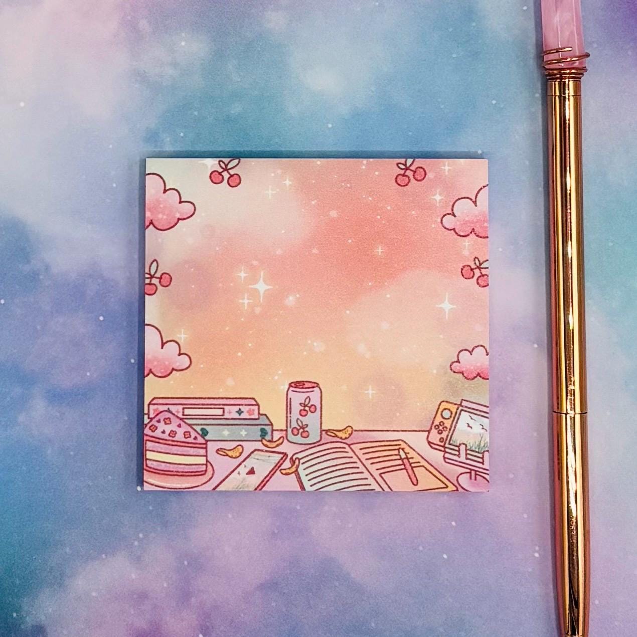 Sweet Cherry Sticky Notes