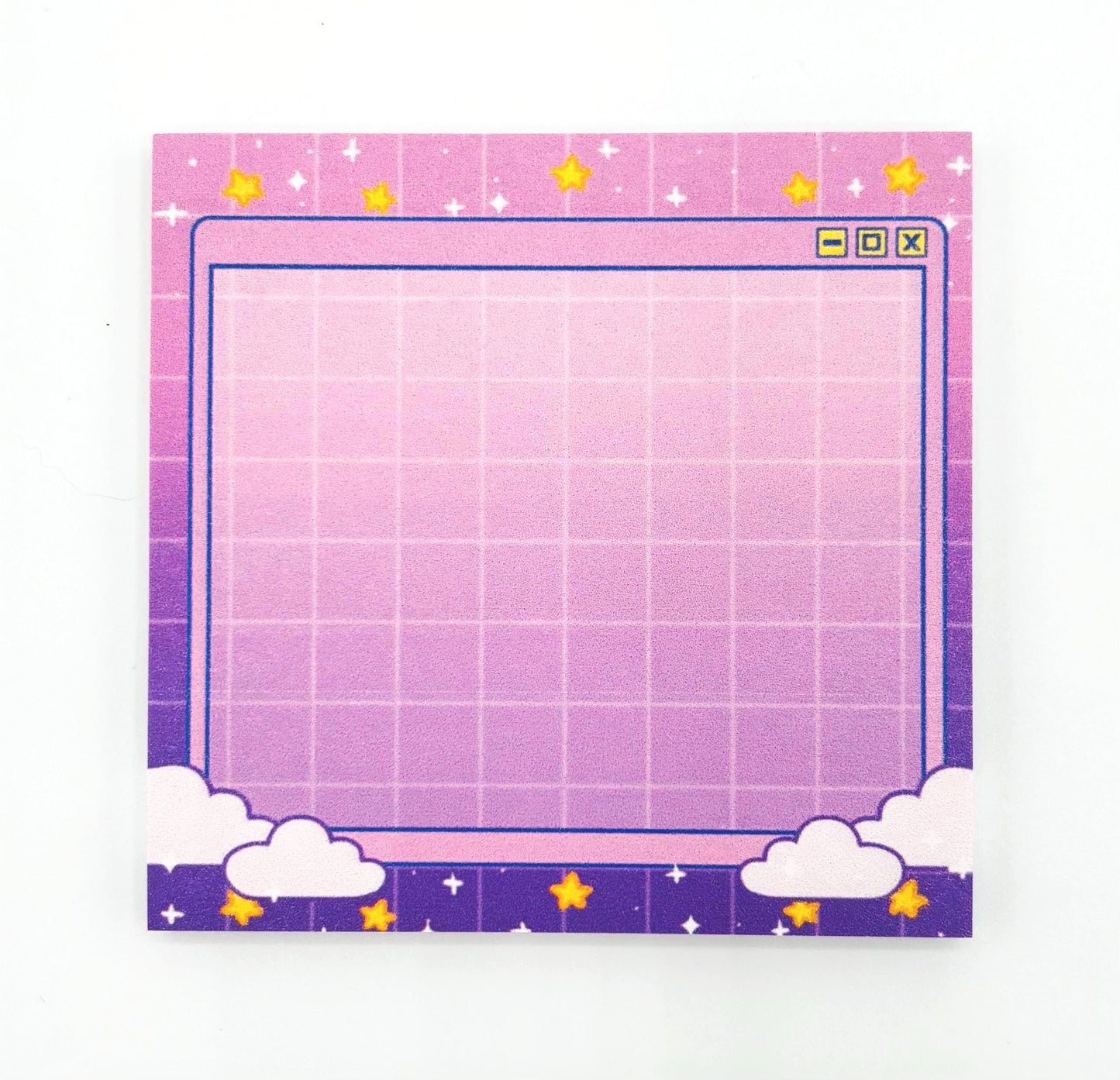 Moonlit Grid Sticky Notes