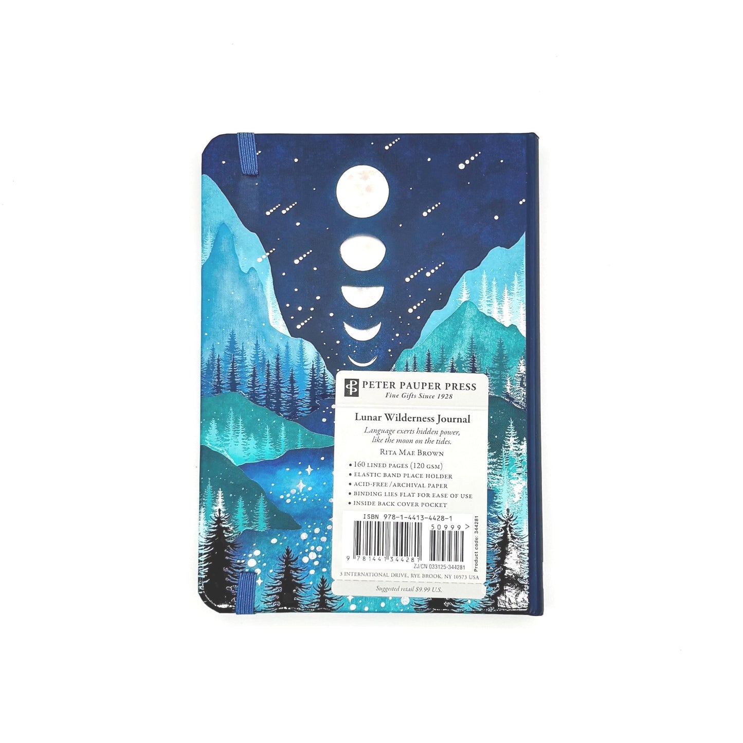Lunar Wilderness Blank Hardcover Journal - 7x5 Inches