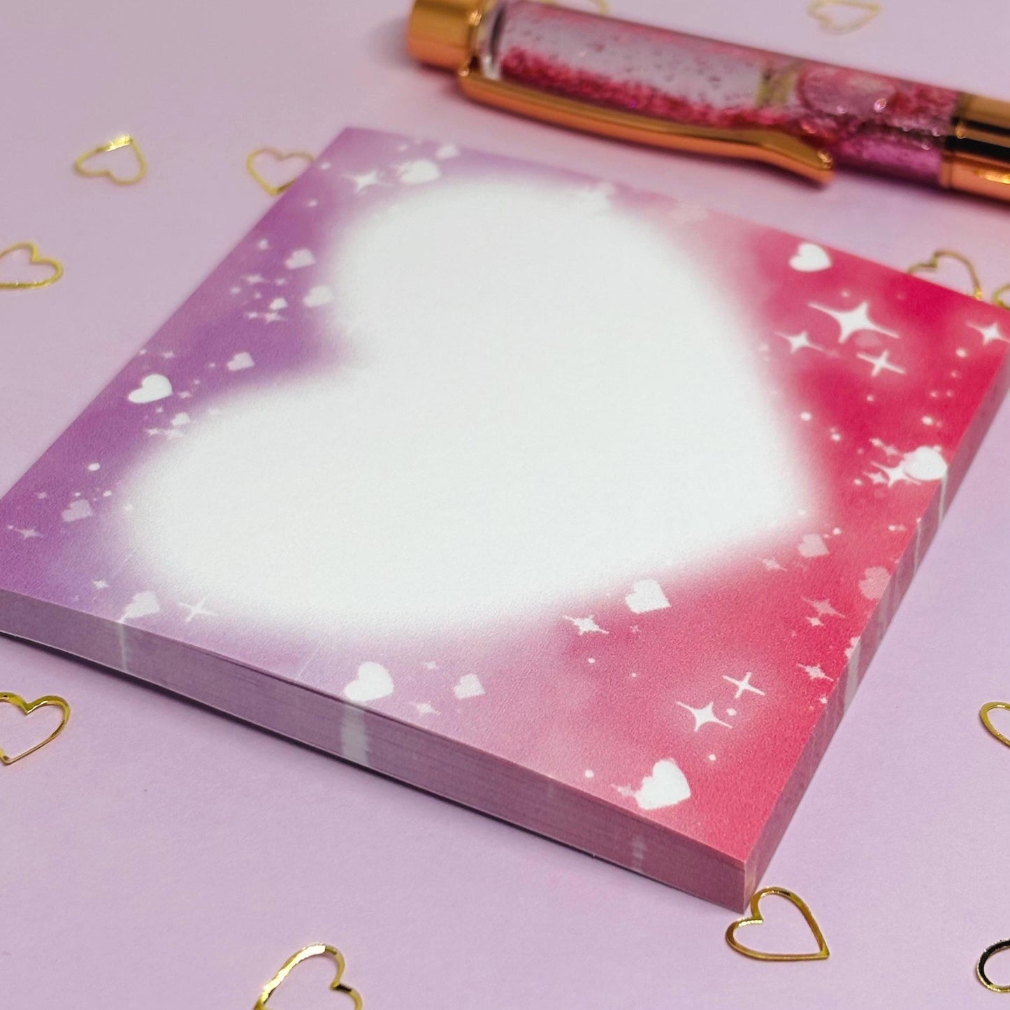 Heart Bubble Sticky Notes