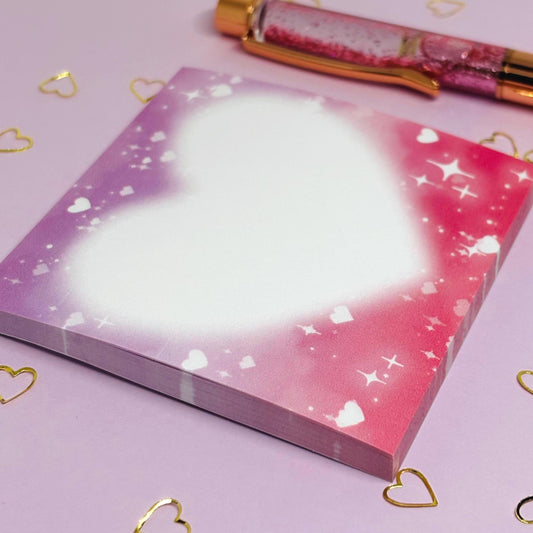Heart Bubble Sticky Notes
