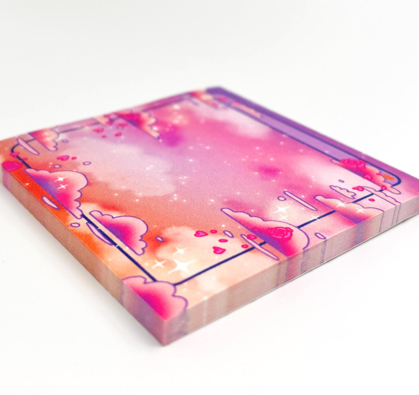 Rosy Sunrise Sticky Notes