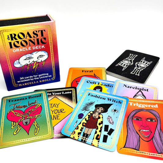 The Roast Iconic Oracle Deck, 30 Cards for Getting Wrecked by the Universe