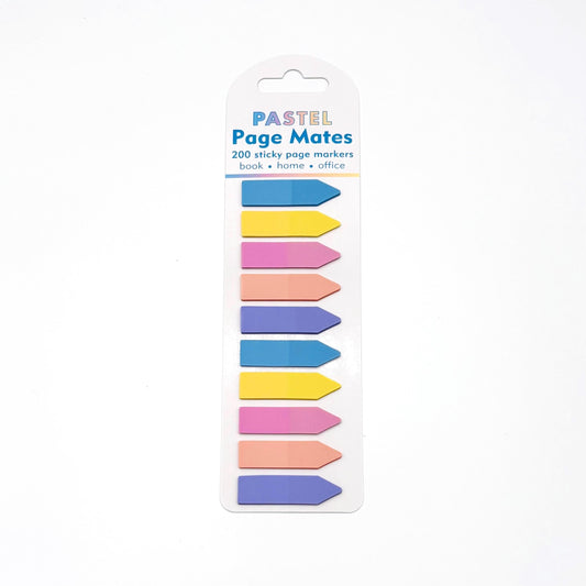 Pastel Arrow Page Markers: 200-Piece Highlighting Sticky Tabs