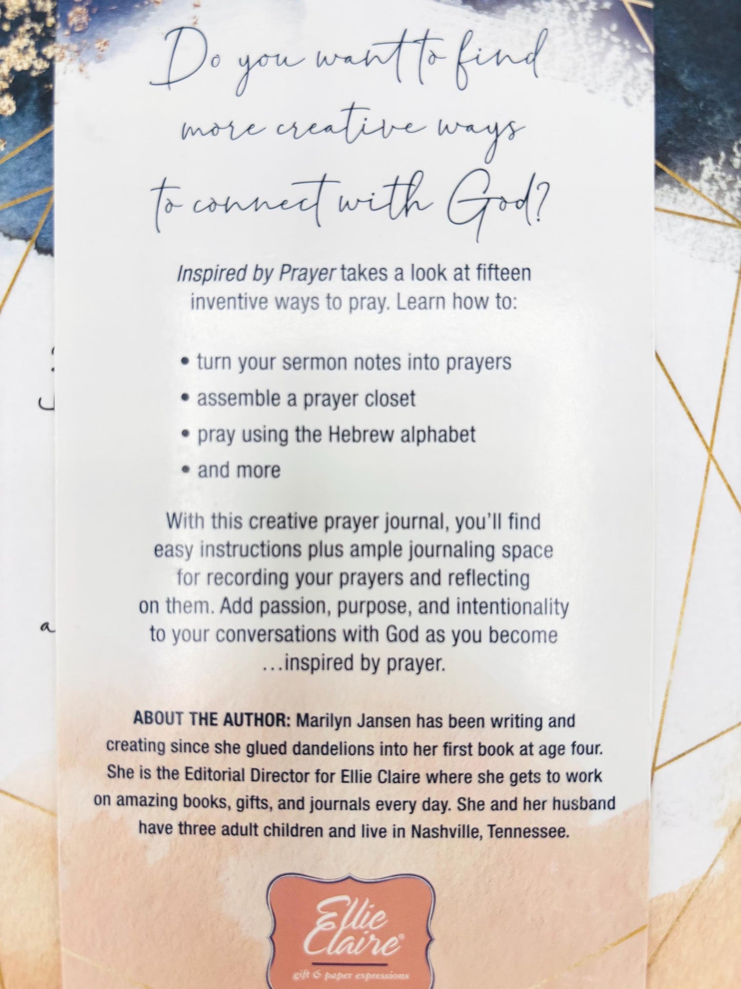 Inspired by Prayer: A Creative Prayer Journal